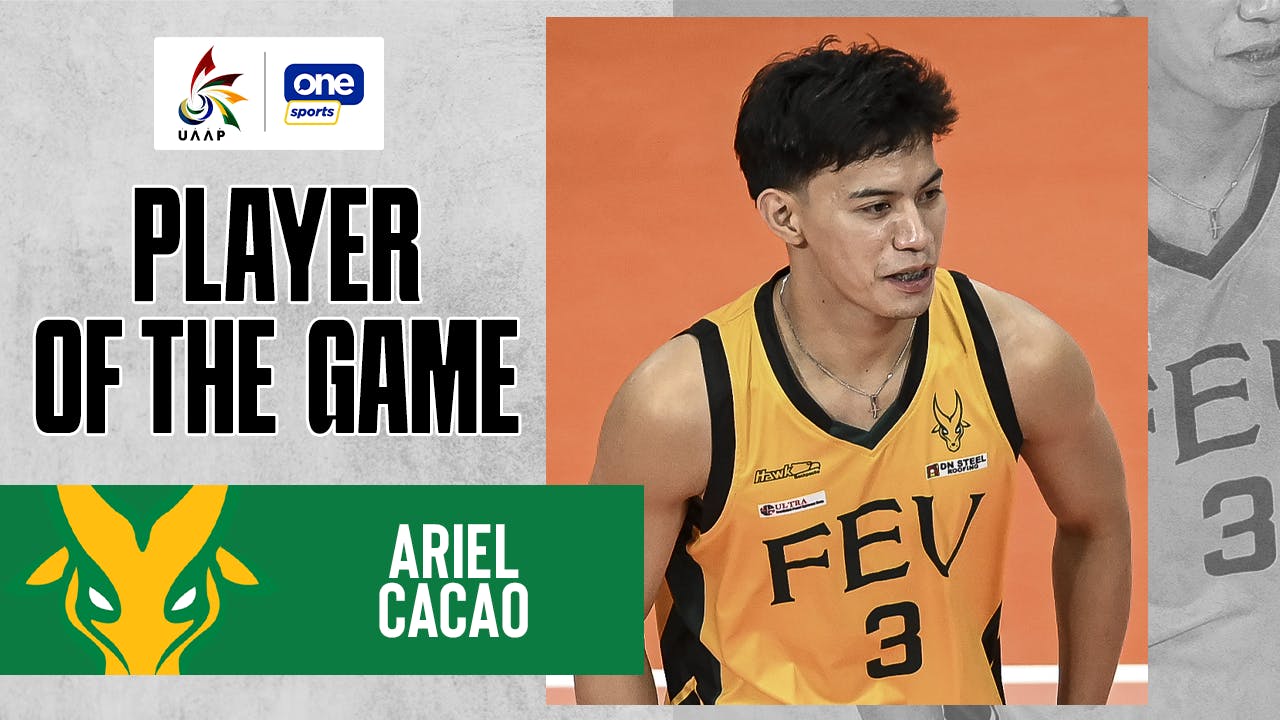 UAAP Player of the Game Highlights: Ariel Cacao creates sweet win for FEU against UP